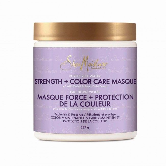 SHEA MOISTURE PURPLE RICE WATER STRENGTH + COLOR CARE MASQUE