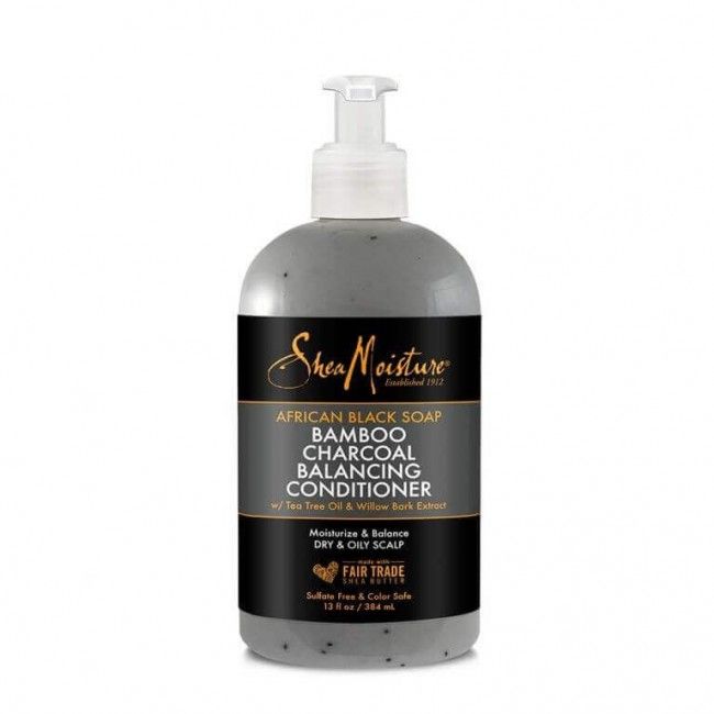 SHEA MOISTURE AFRICAN BLACK SOAP BAMBOO CHARCOAL DEEP BALANCING CONDITIONER