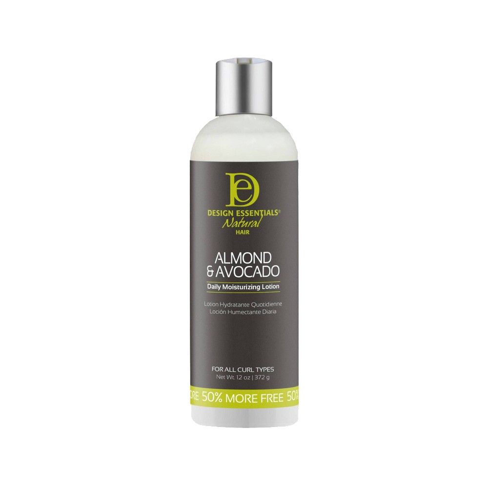 DESIGN ESSENTIALS ALMOND &amp; AVOCADO DAILY MOISTURIZING LOTION 372g