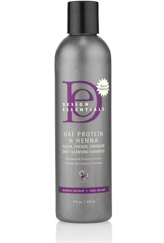 DESIGN ESSENTIALS OAT PROTEIN &amp; HENNA DEEP CLEANSING SHAMPOO 237ml