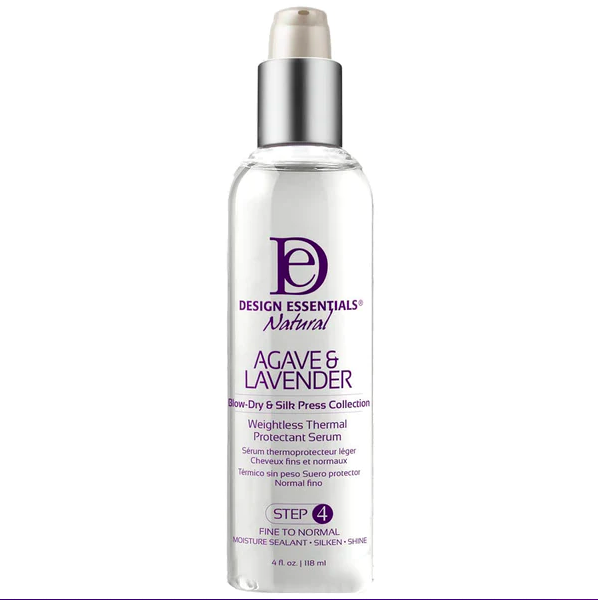 DESIGN ESSENTIALS AGAVE &amp; LAVENDER BLOW-DRY &amp; SILK 113g