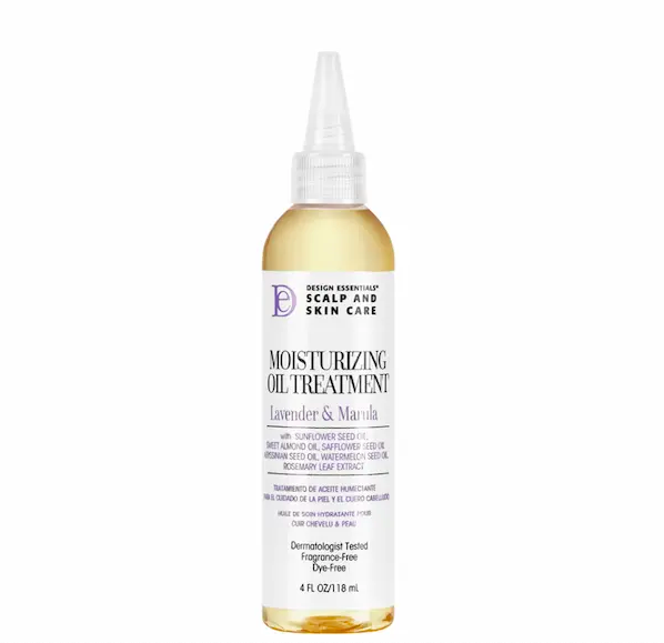 DESIGN ESSENTIALS LAVENDER &amp; MARULA MOISTURIZING OIL TREATMENT 118ml