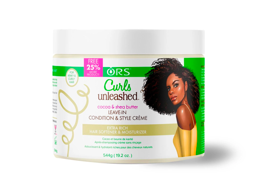 ORS CURLS UNLEASHED LEAVE-IN CONDITION &amp; STYLE CREME 25% FREE 567g