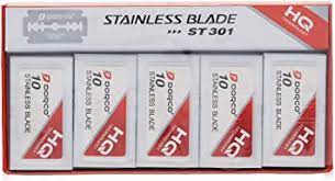 DORCO 10 LAMES DE RSOIR STAINLESSE BLADE