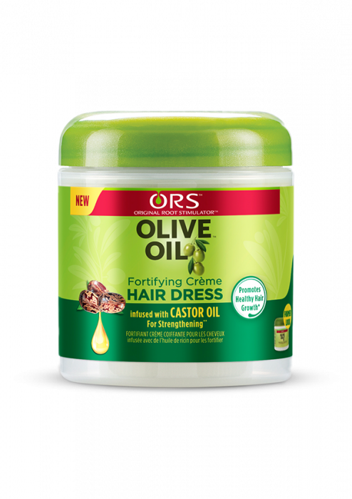 ORS OLIVE OIL HAIR DRESS WITH CASTOR OIL 227g