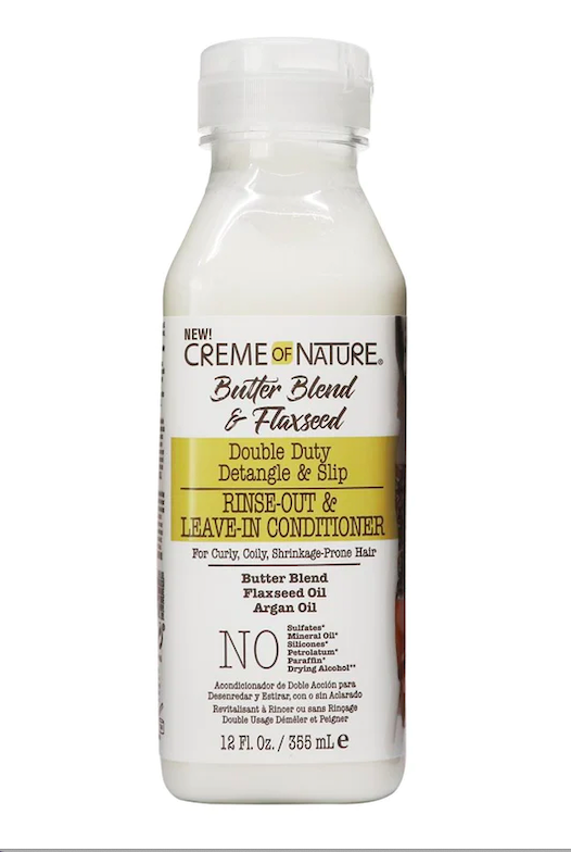 CREME OF NATURE Butter Blend &amp; Flaxseed Leave-In Conditioner 12oz