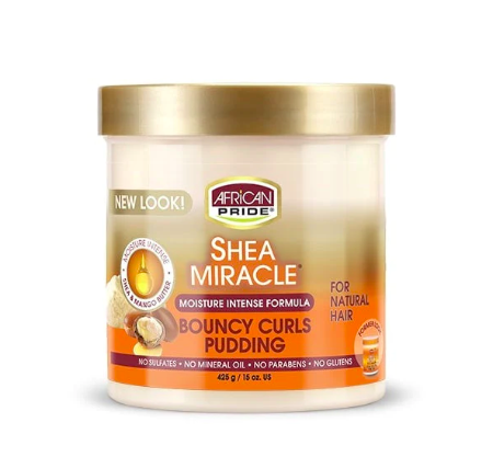 AFRICAN PRIDE SHEA MIRACLE BOUNCY CURLS PUDDING 450 ML 