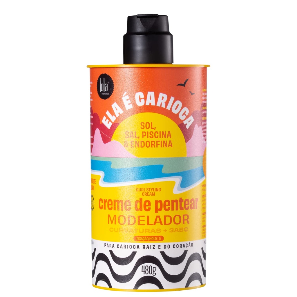 LOLA COSMETICS ELA É CARIOCA CREME DE PENTEAR MODELADOR 3ABC 450G