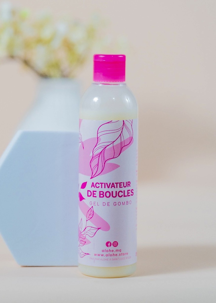 ALOHÉ Activateur de Boucles Gel au Gombo 250 ml