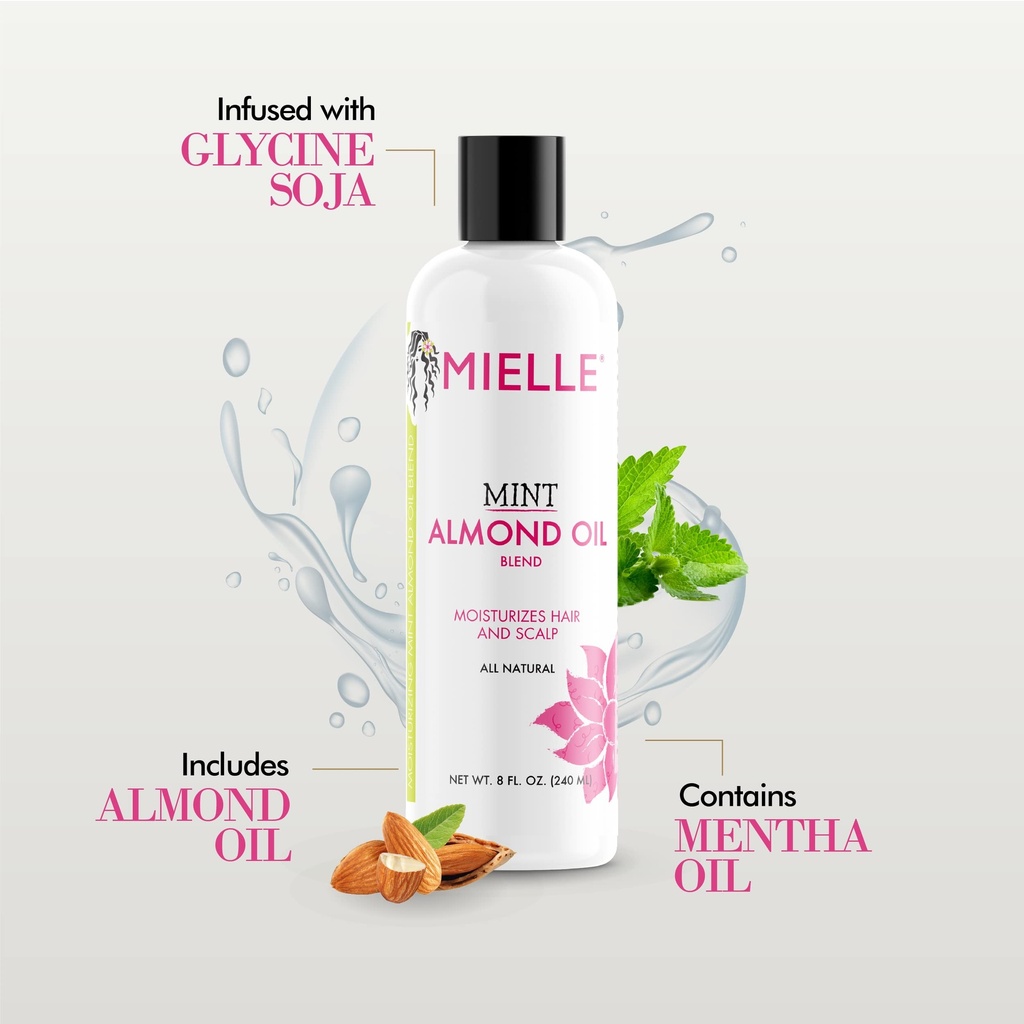 Mielle MINT ALMOND OIL Moisturizes 240 ML