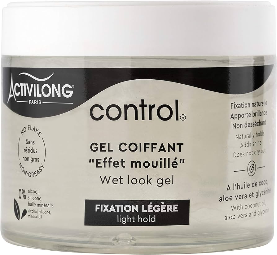 ACTIVILONG GEL COIFFANT Fixation Légère &quot; EFFET MOUILLÉ&quot; 300ML