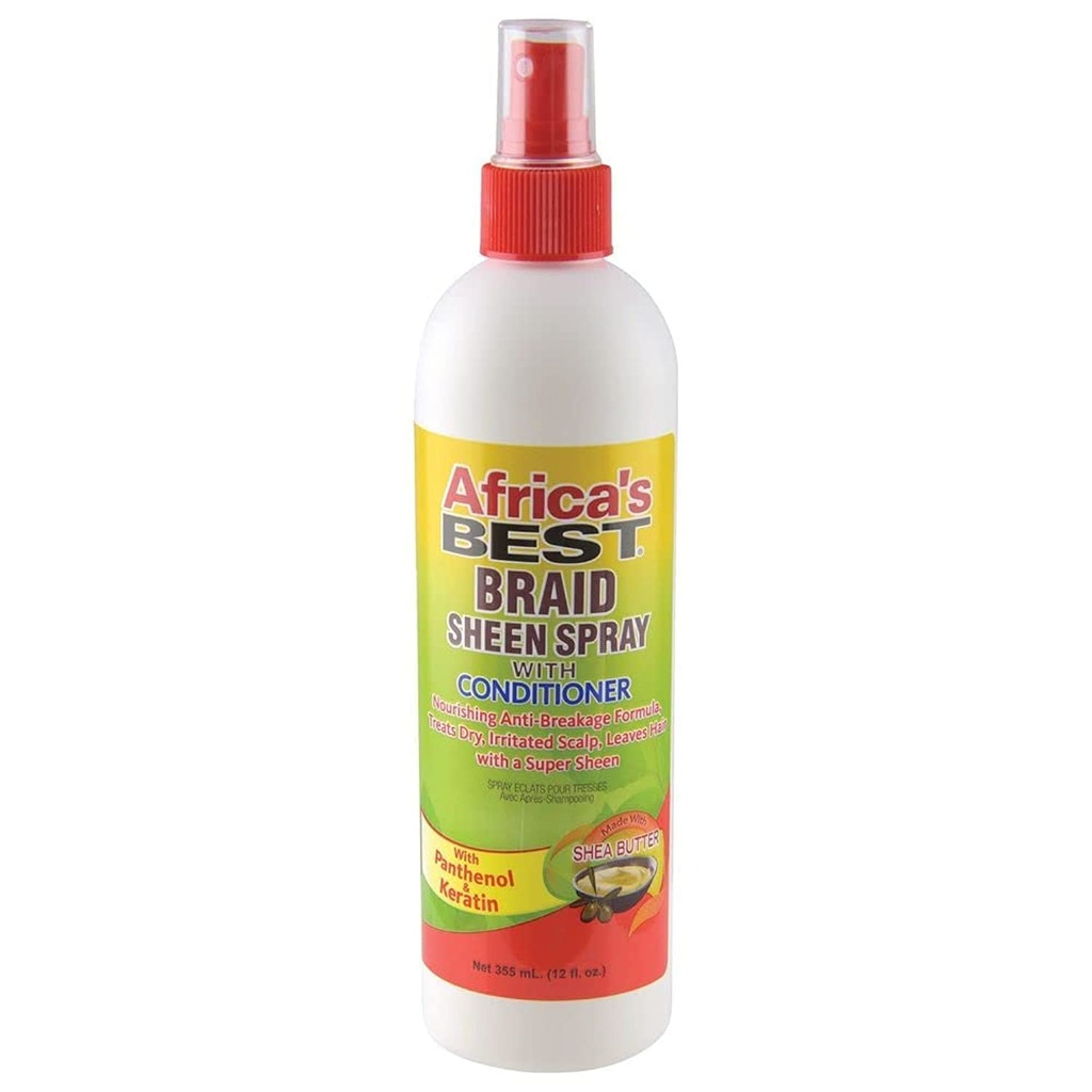 AFRICA BEST Braid Sheen Spray With Conditioner 355ML