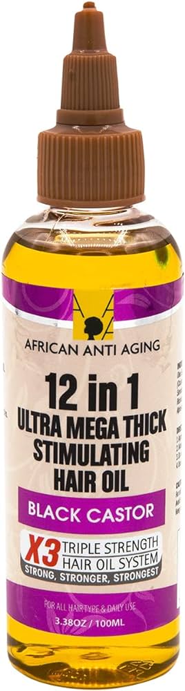 AFRICA  ANTI AGING HAIR DROP OIL Black Castor 50ML