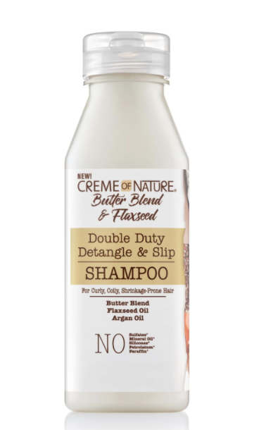 CREME OF NATURE SHAMPOO Butter Blend, Argan Oil , Flaxseed Oil