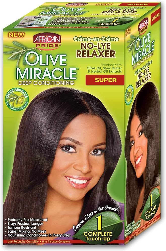 AFRICAN PRIDE Olive Miracle Deep Conditioning 1 Touch UP  Super