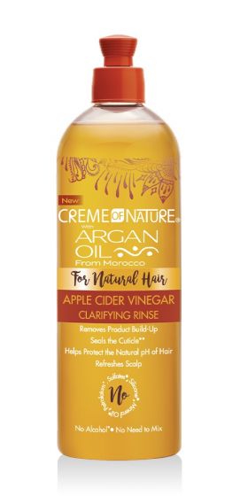 CREME OF NATURE Argan Oil Clarifying Rinse Apple Cider Vinegar 460ML