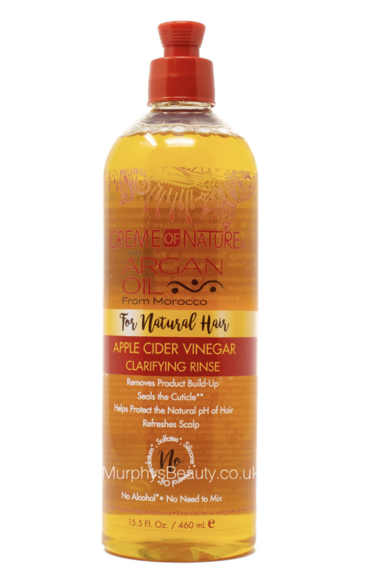 CREME OF NATURE Argan Oil Clarifying Rinse Apple Cider Vinegar 460ML