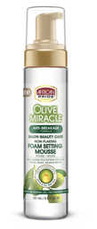 [802535955578] AFRICAN PRIDE Olive Miracle Mousse Foam Setting 251ML