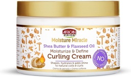 AFRICAN PRIDE MOISTURE MIRACLE Curling Cream Shea butter &amp; Flaxseed Oil 340G