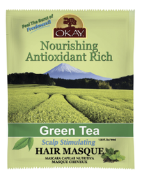 [810367016619] OKAY HAIR MASQUE GREEN TEA