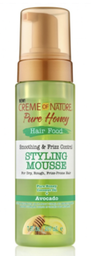 [075724006355] CREME OF NATURE PURE HONEY STYLING MOUSSE AVOCADO 207 ML