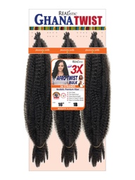 GHANA TWIST AFRO TWIST BULK 3X 16&quot;