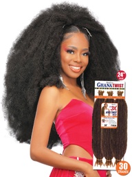 GHANA AFRO TWIST BULK 3X 24&quot;