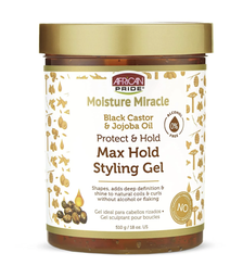 AFRICAN PRIDE MOISTURE MIRACLE GEL  JBCO &amp; JOJOBA 540 ML 