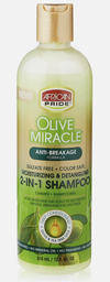 [48515385] AFRICAN PRIDE OLIVE MIRACLE 2N1 SHAMPOO &amp; CONDITIONER 354 ML 