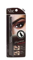 [612046719473] SHE MAKEUP 4-TIP BROW WATERPROOF MARRON FONCÉ