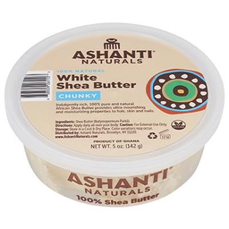 [57026110] Ashanti 100% Shea Butter Chunky 147 mL White