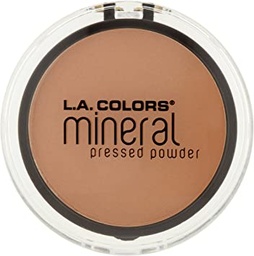 [8LA-CMP384] L.A COLORS MINERAL PRESSED POWDER - EBONY