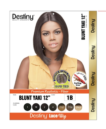 DESTINY WIG BLUNT YAKI 12&quot;