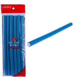 LQQKS SOFT TWIST ROLLERS 10&quot; BLEU