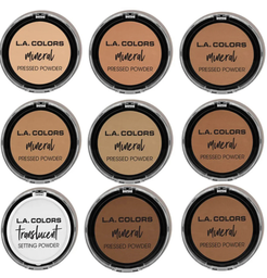 L.A. COLORS MINERAL PRESSED POWDER TOFFEE