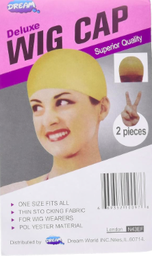 / DNU / LQQKS WIG CAP 2 CAPS NUDE