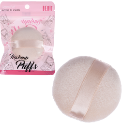 [8CS-82075] BEAUT ALLURE SATIN COTTON PUFF MEDIUM POWDER PUFF