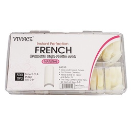 [3NAB-24010] BE YOU FRENCH NAIL 500 TIPS/PK - NATURAL