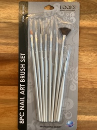 [3B-3195] LQQKS 8PC NAIL ART BRUSH SET