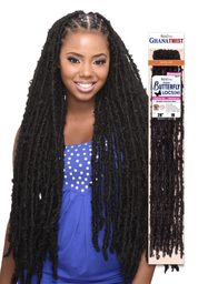 GHANA BUTTERFLY LOCS (M) 24&quot; T1B30