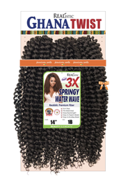 GHANA TWIST SPRINGY WATER WAVE 14&quot;