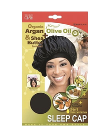 QFITT SLEEP CAP ORGANIC ARGAN+OLIVE CASTOR+PEPPERMINT