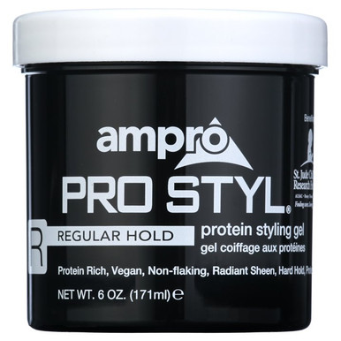 [AM40622] AMPRO PROTEIN GEL 6 oz BLACK   (CS/24)
