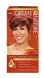 [48323269] CREME OF NATURE ARGAN GEL WOMEN HAIR COLOR #7.64 BRONZE COPPER