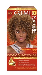 [48306266] CREME OF NATURE ARGAN GEL WOMEN HAIR COLOR #9.2 LT.CARAML BROWN
