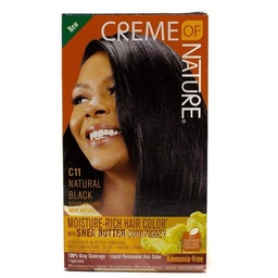 [48378011] CREME OF NATURE CNI LIQUID HAIR COLOR #11 NATURAL BLACK