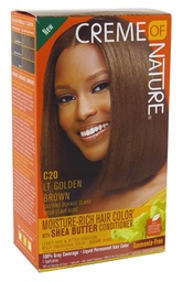 [48364020] CREME OF NATURE CNI LIQUID HAIRCOLOR #20 LIGHT GOLDEN BROWN