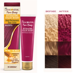[48346502] CREME OF NATURE PUREHONEY SEMI PERM HAIR COLOR MAGENTA