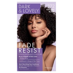 [072790003721] DARK &amp; LOVELY FADE RESIST NO AMMONIAQUE COLOR#372 NATURAL BLACK            *