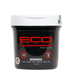 [05800104] ECOSTYLE STYLING GEL PROTEIN BLACK/RED 16 OZ